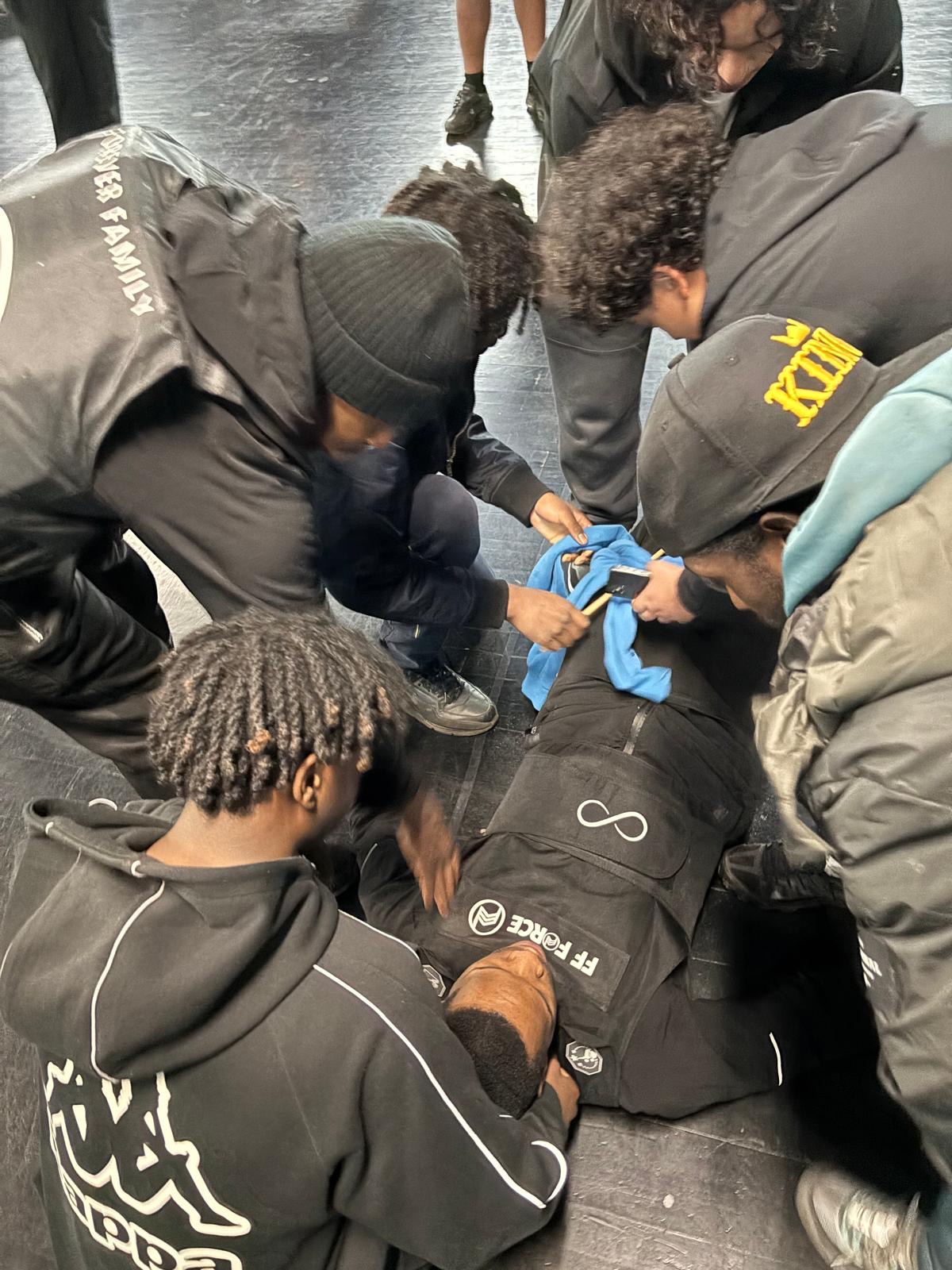 FFCA monthly session — first-aid training